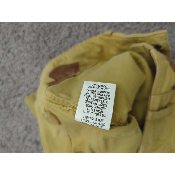 Nili Lotan NL Issue Shorts Womens 2 Khaki Desert Camo Cargo Stretch Made USA - Picture 5 of 8